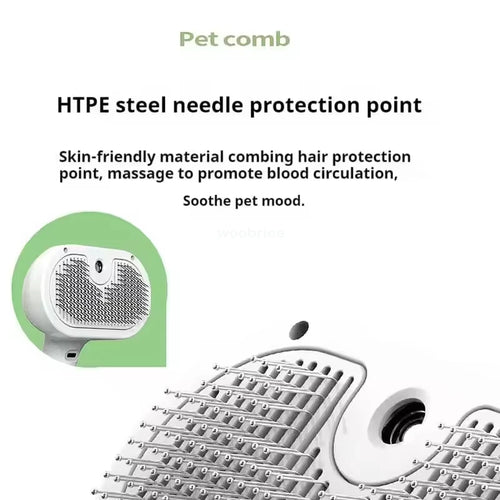 PawMist™ 3-in-1 Pet Grooming Mist Brush